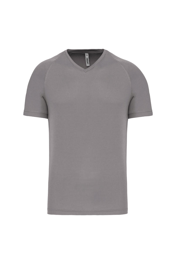 Men's v-neck short-sleeved sports t-shirt