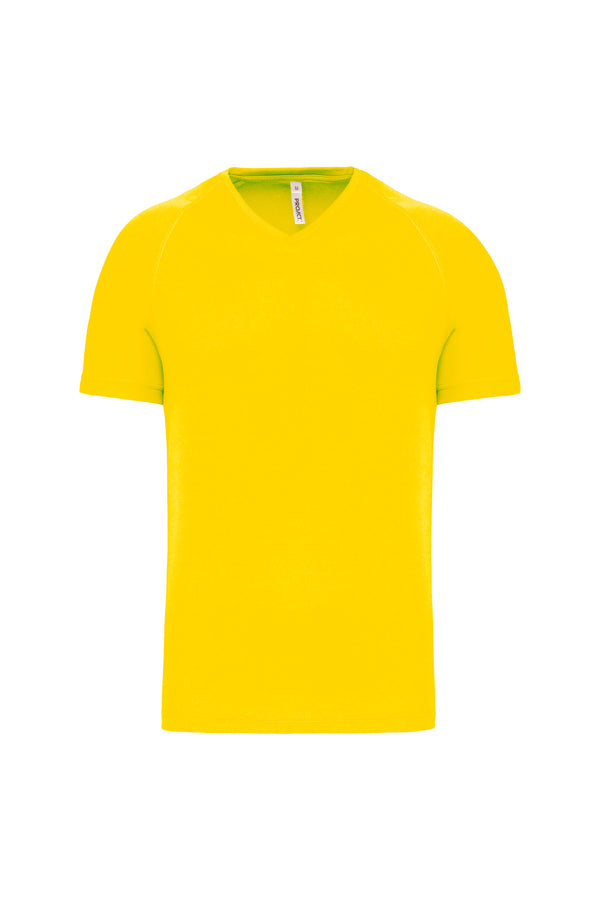 Men's v-neck short-sleeved sports t-shirt