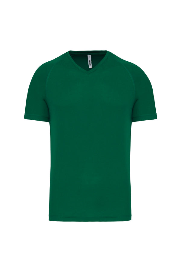 Men's v-neck short-sleeved sports t-shirt