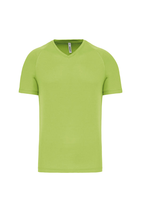 Men's v-neck short-sleeved sports t-shirt