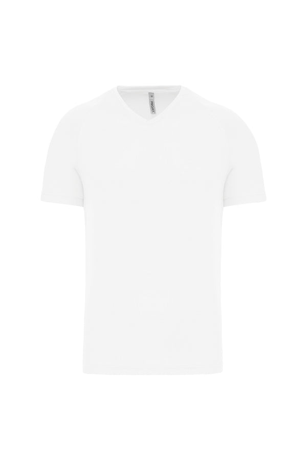 Men's v-neck short-sleeved sports t-shirt