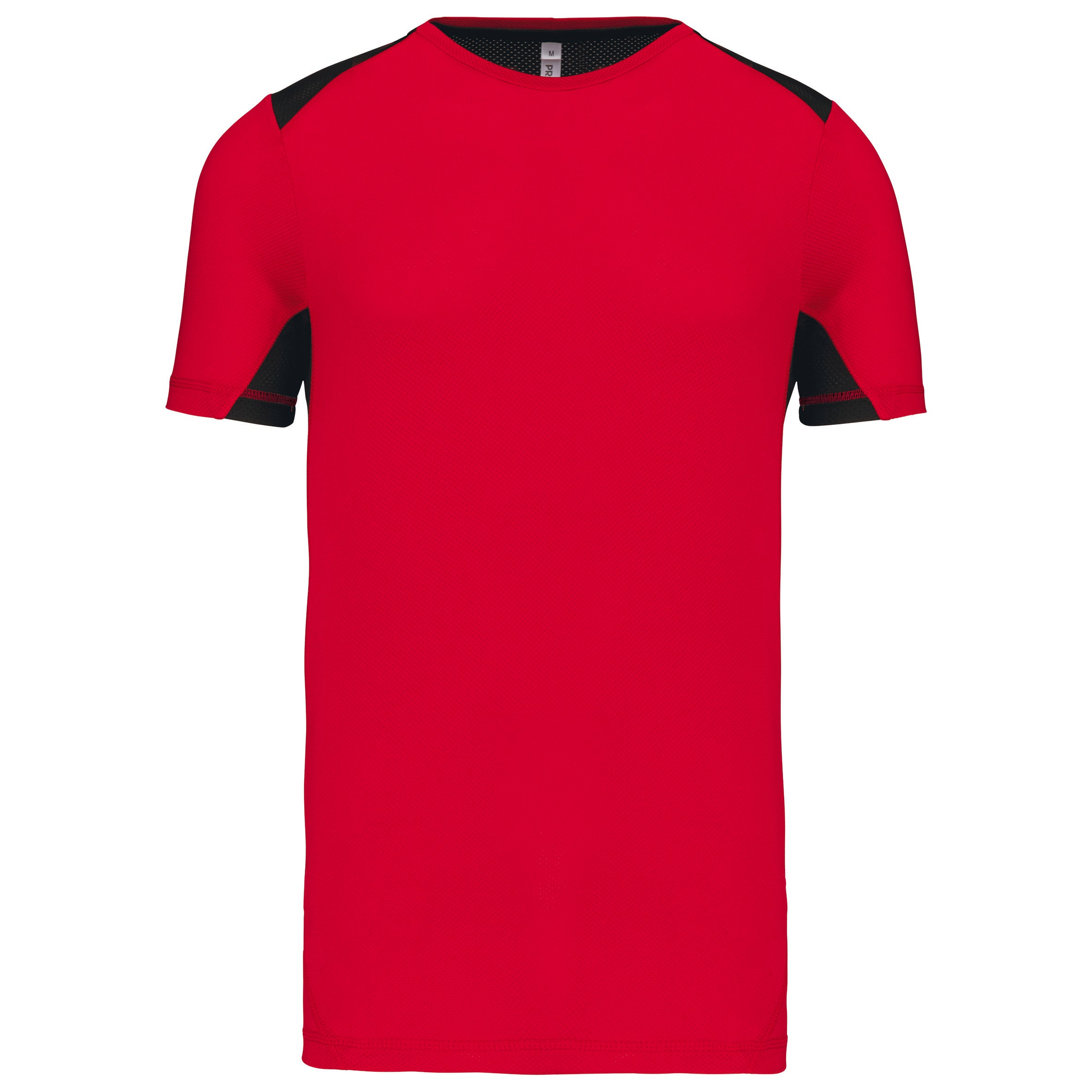 T-shirt de sport bicolore unisexe