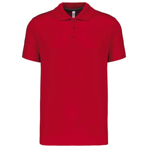 Men's short-sleeved polo shirt