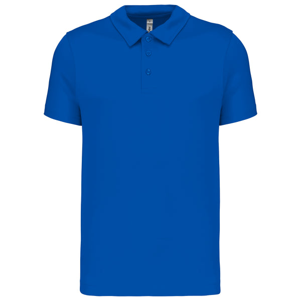 Short-sleeved sports polo shirt