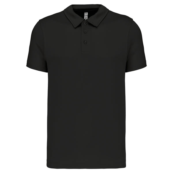 Short-sleeved sports polo shirt