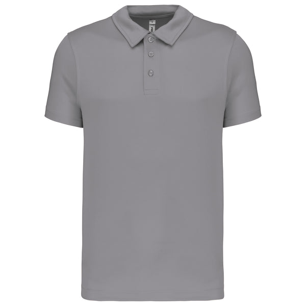 Short-sleeved sports polo shirt