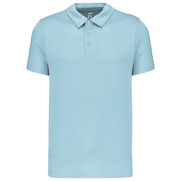 Short-sleeved sports polo shirt