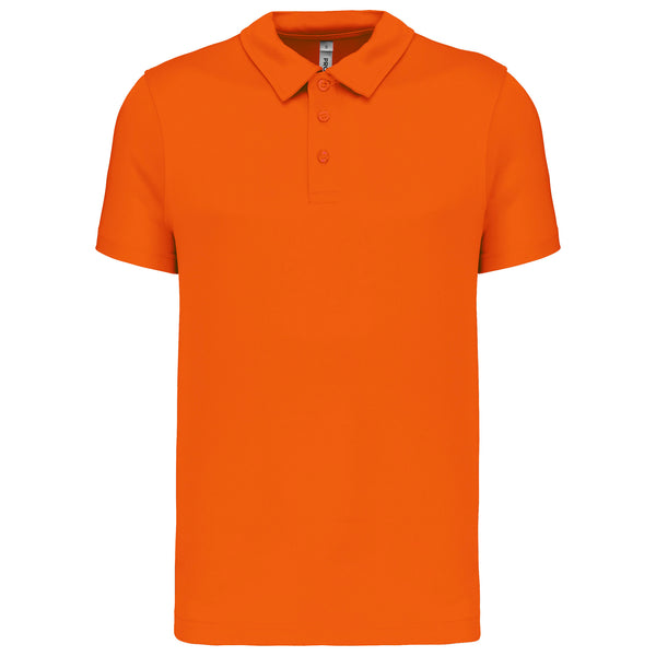 Short-sleeved sports polo shirt