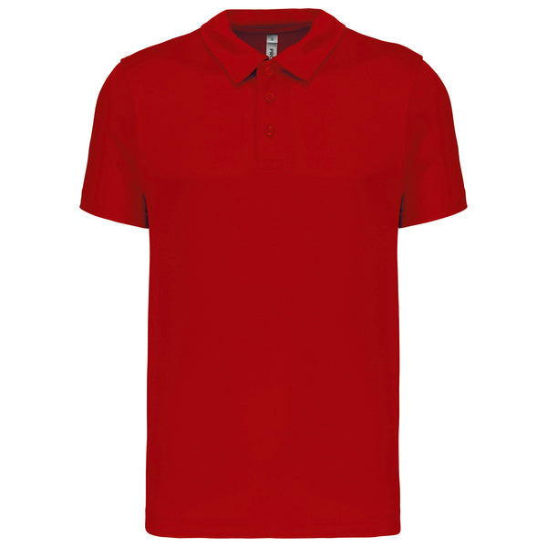 Short-sleeved sports polo shirt