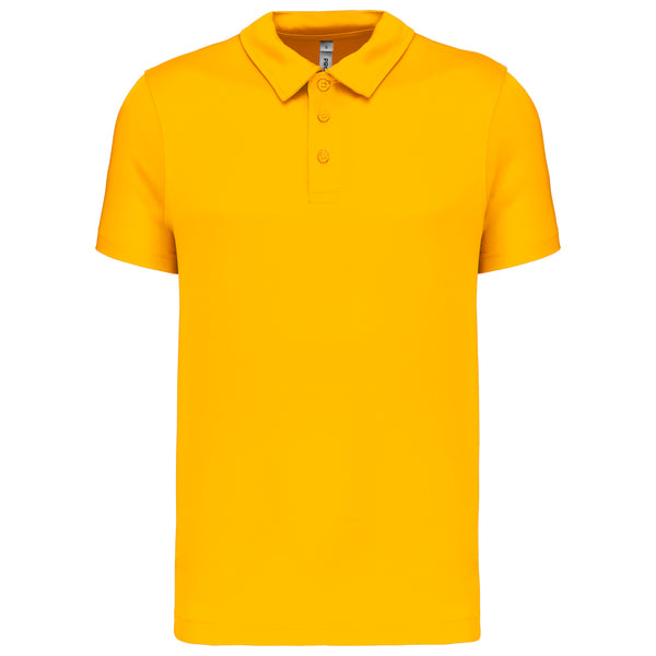 Short-sleeved sports polo shirt