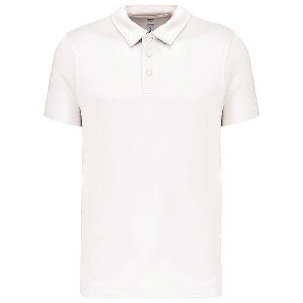 Short-sleeved sports polo shirt