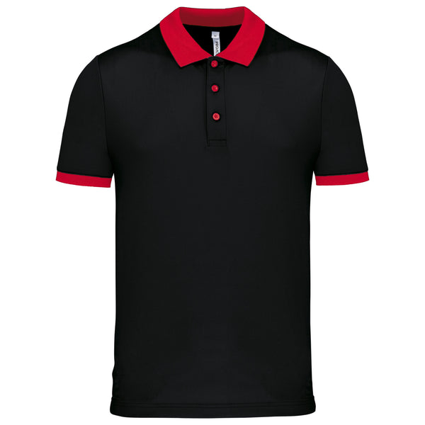 Men's performance piqué polo shirt