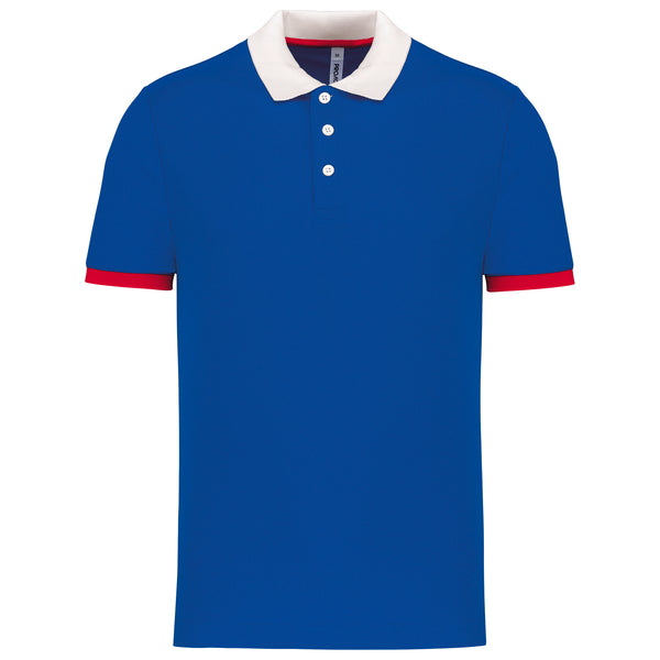 Men's performance piqué polo shirt