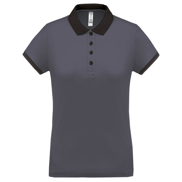 Performance piqué poloshirt voor dames