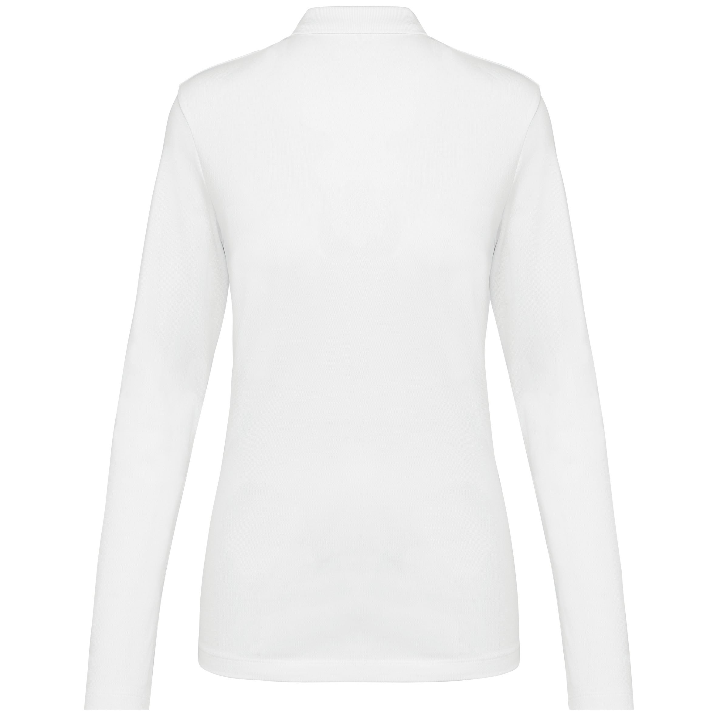 Women's long-sleeved Supima® polo shirt