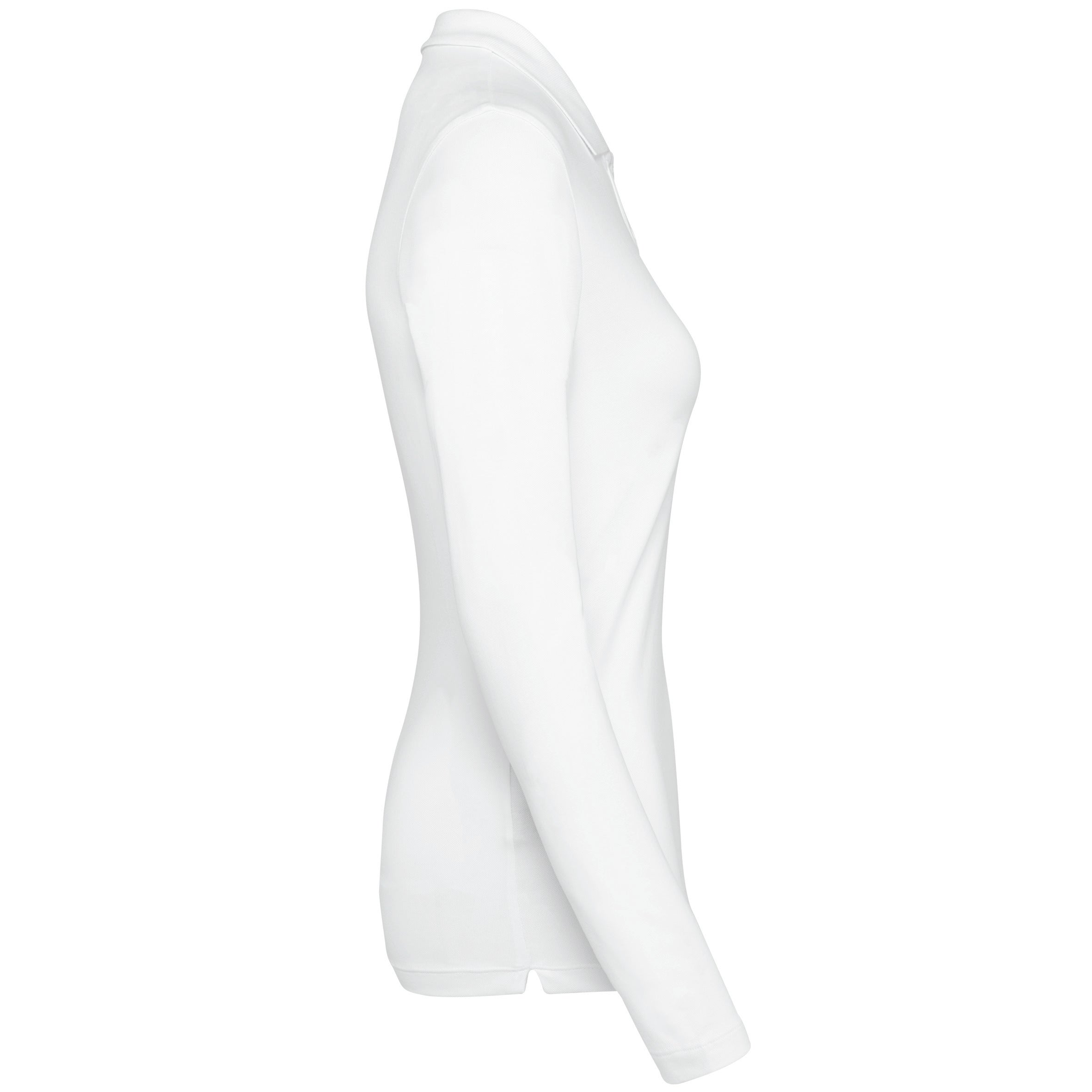 Women's long-sleeved Supima® polo shirt
