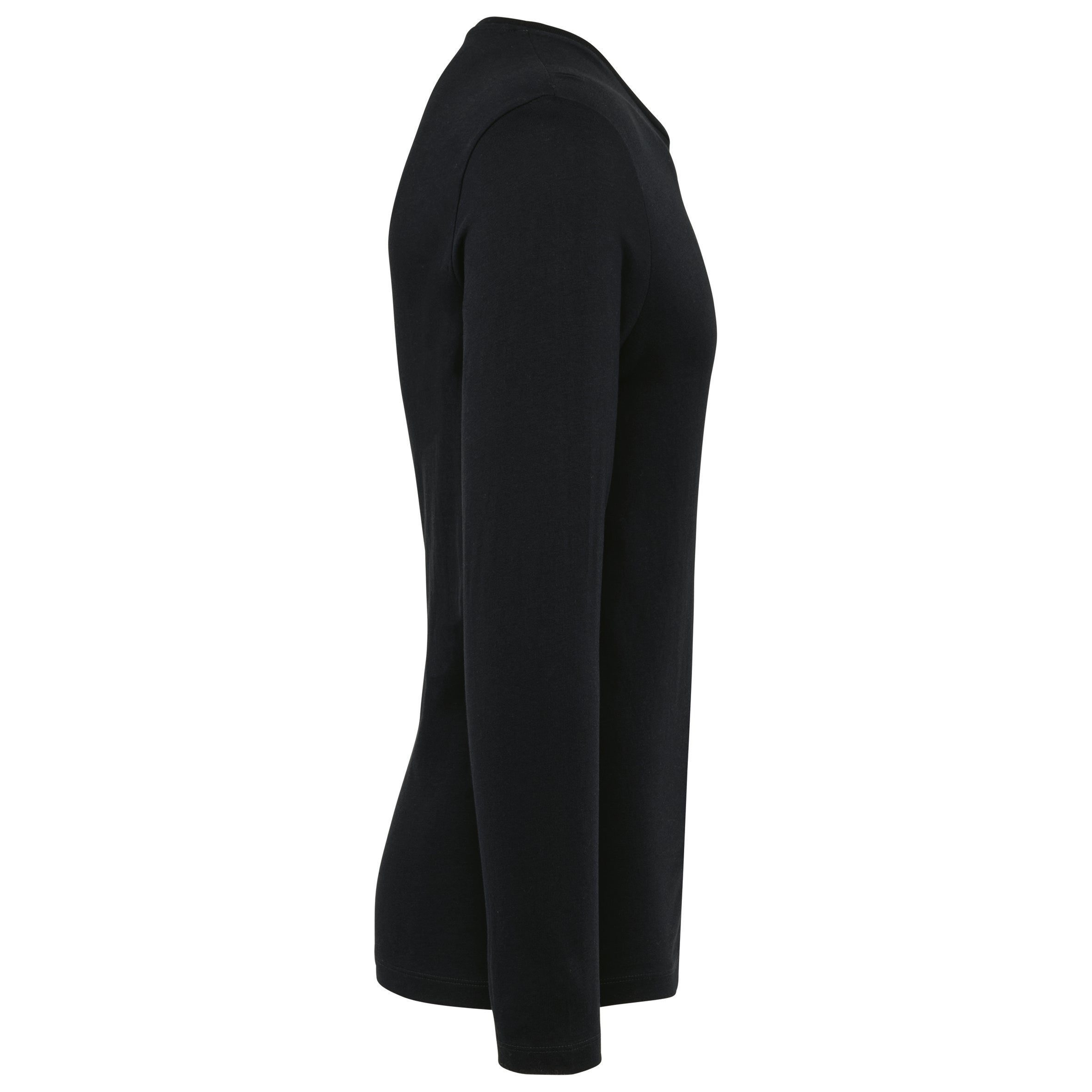 T-shirt Supima® col rond manches longues homme