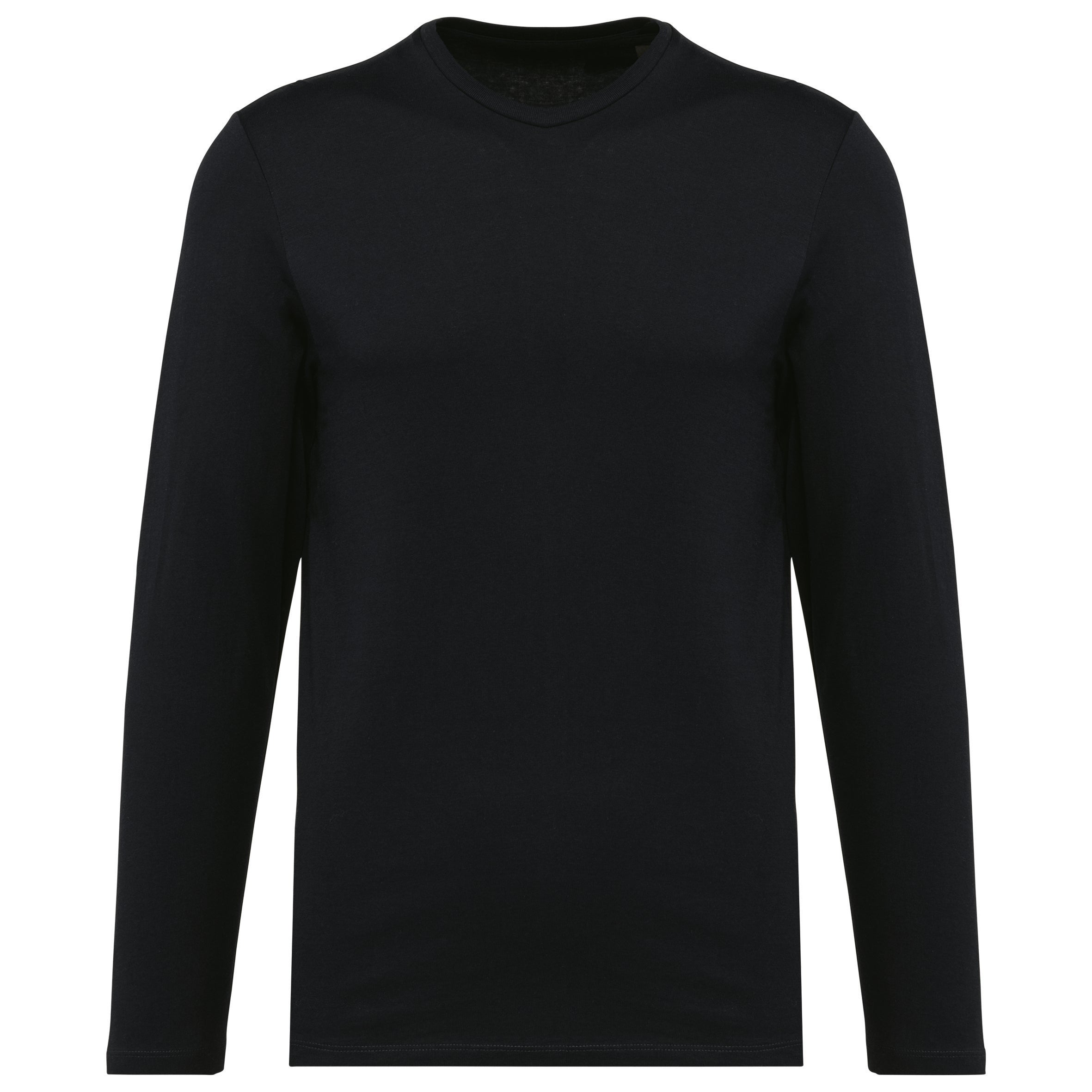 T-shirt Supima® col rond manches longues homme