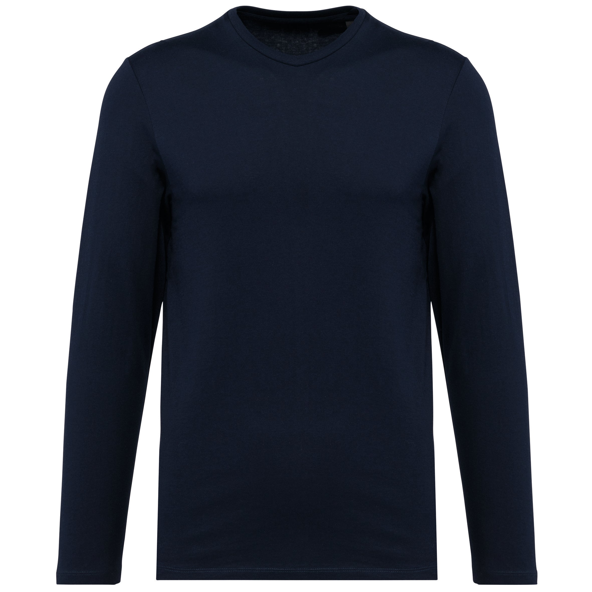 T-shirt Supima® col rond manches longues homme