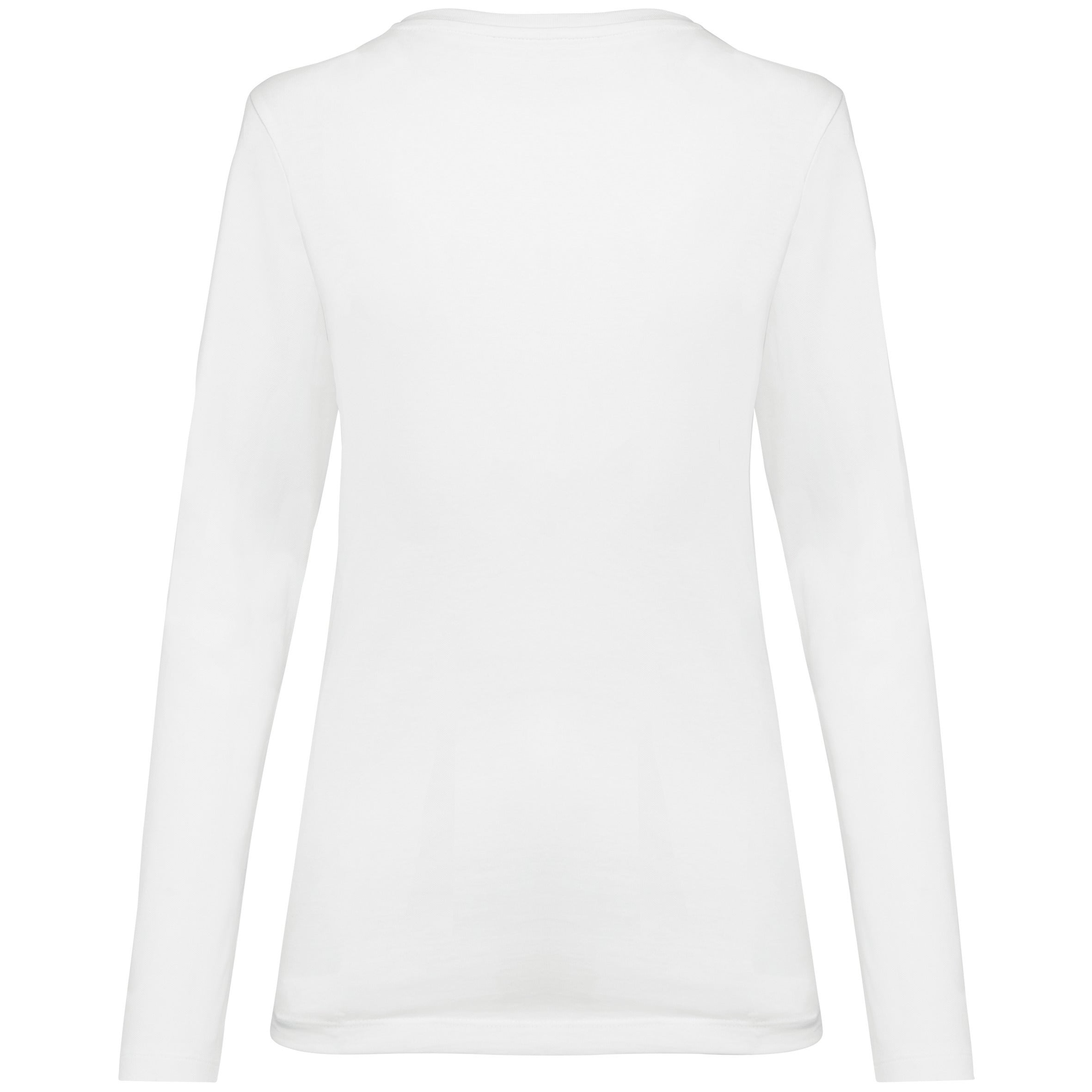 T-shirt Supima® col rond manches longues femme