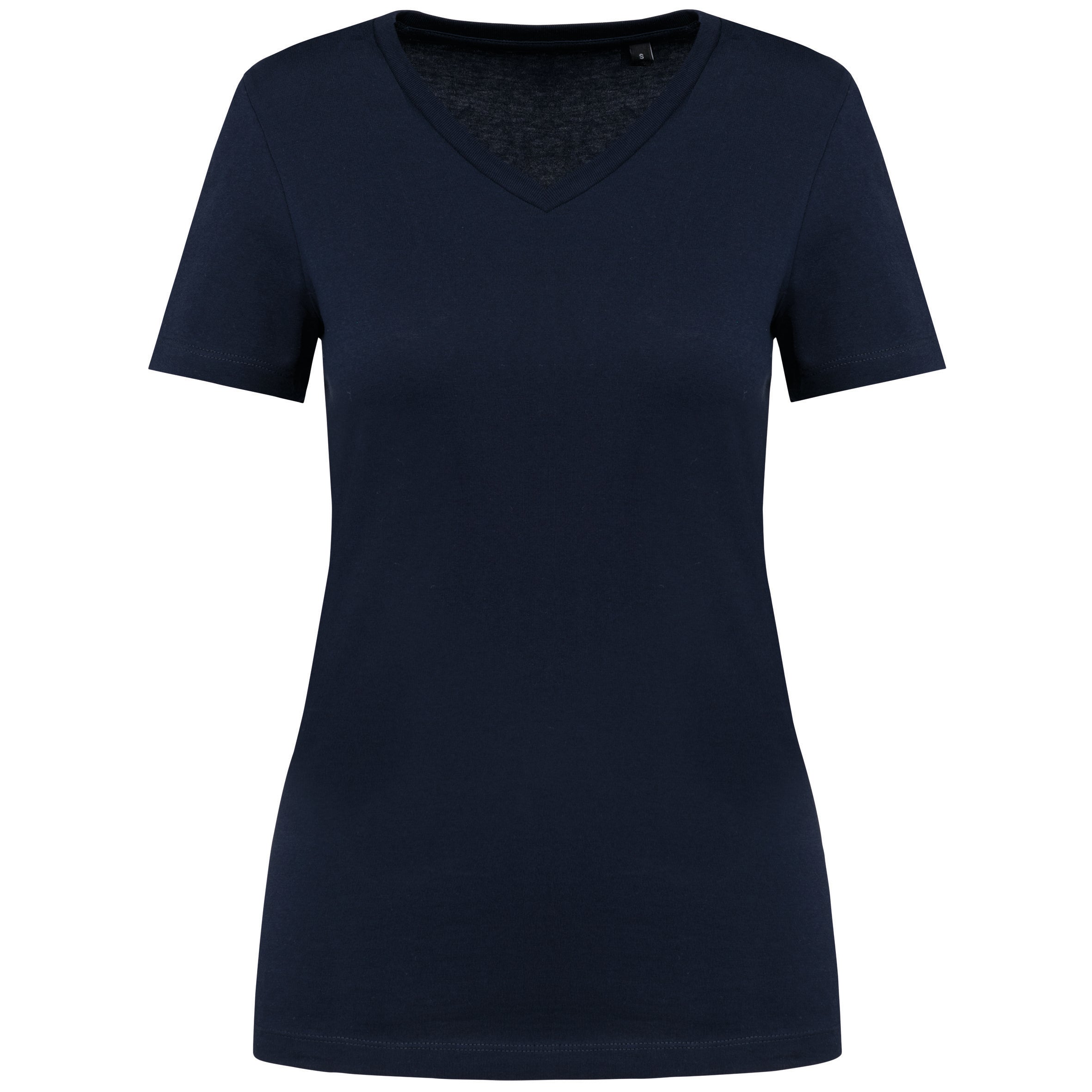 T-shirt Supima® col V manches courtes femme