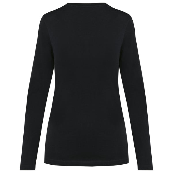 Supima® Women's Long Sleeve V-Neck T-Shirt