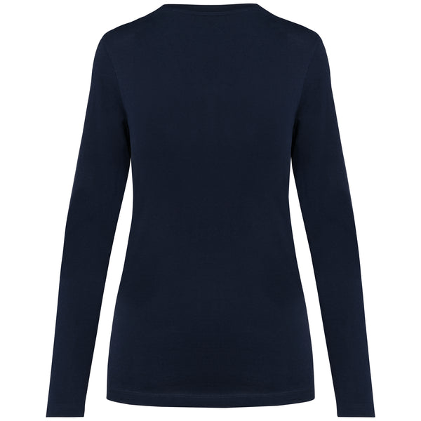 Supima® Women's Long Sleeve V-Neck T-Shirt