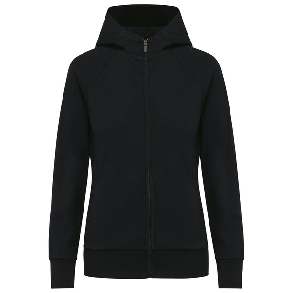 Veste zippée à capuche femme