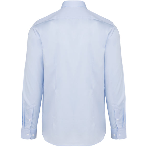 Chemise popeline manches longues homme