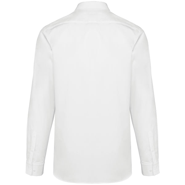 Chemise popeline manches longues homme