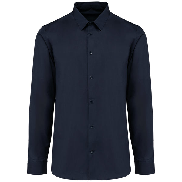 Chemise popeline manches longues homme