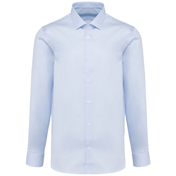 Chemise popeline manches longues homme