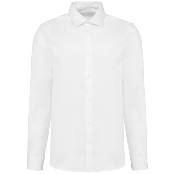 Chemise popeline manches longues homme