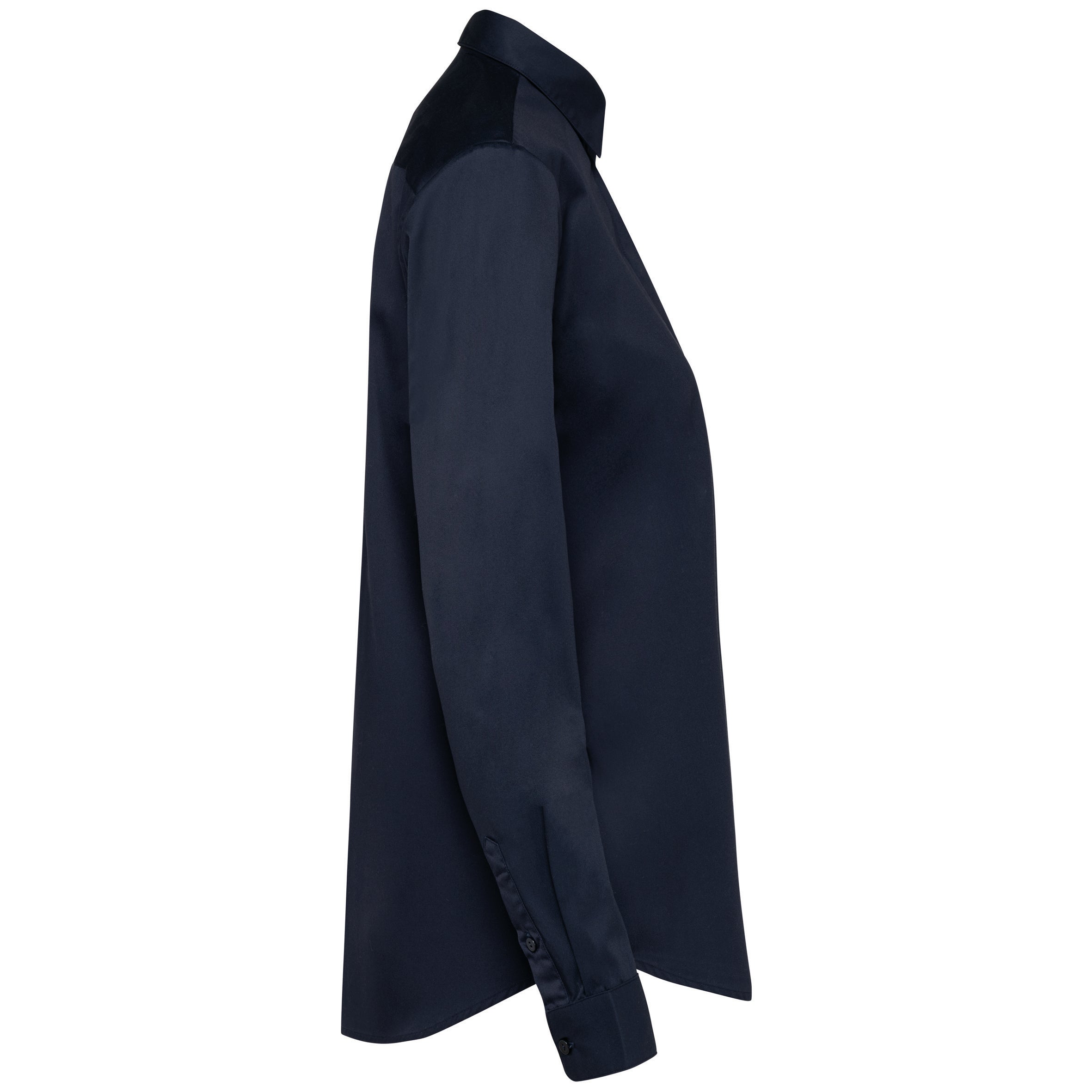 Chemise twill manches longues femme