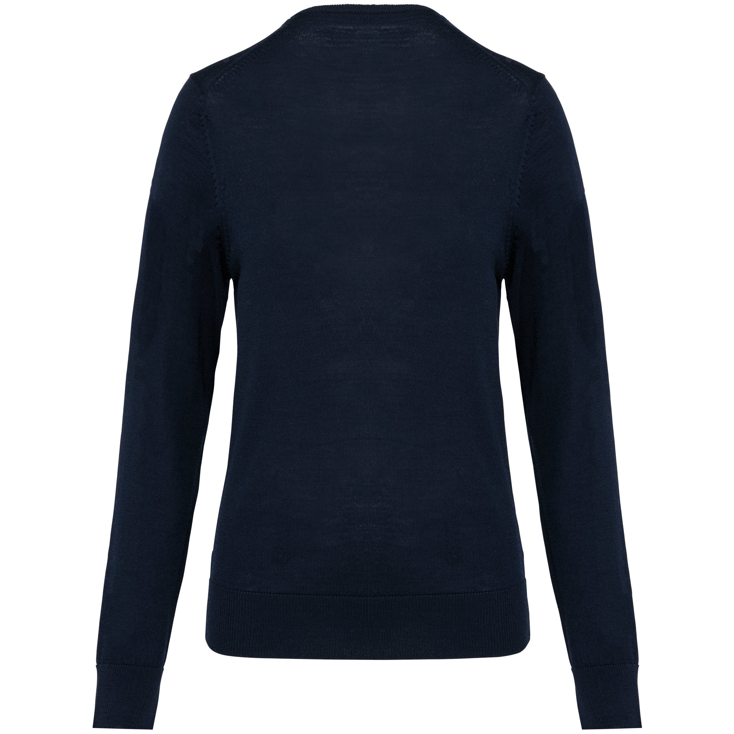 Pull Mérinos col V femme