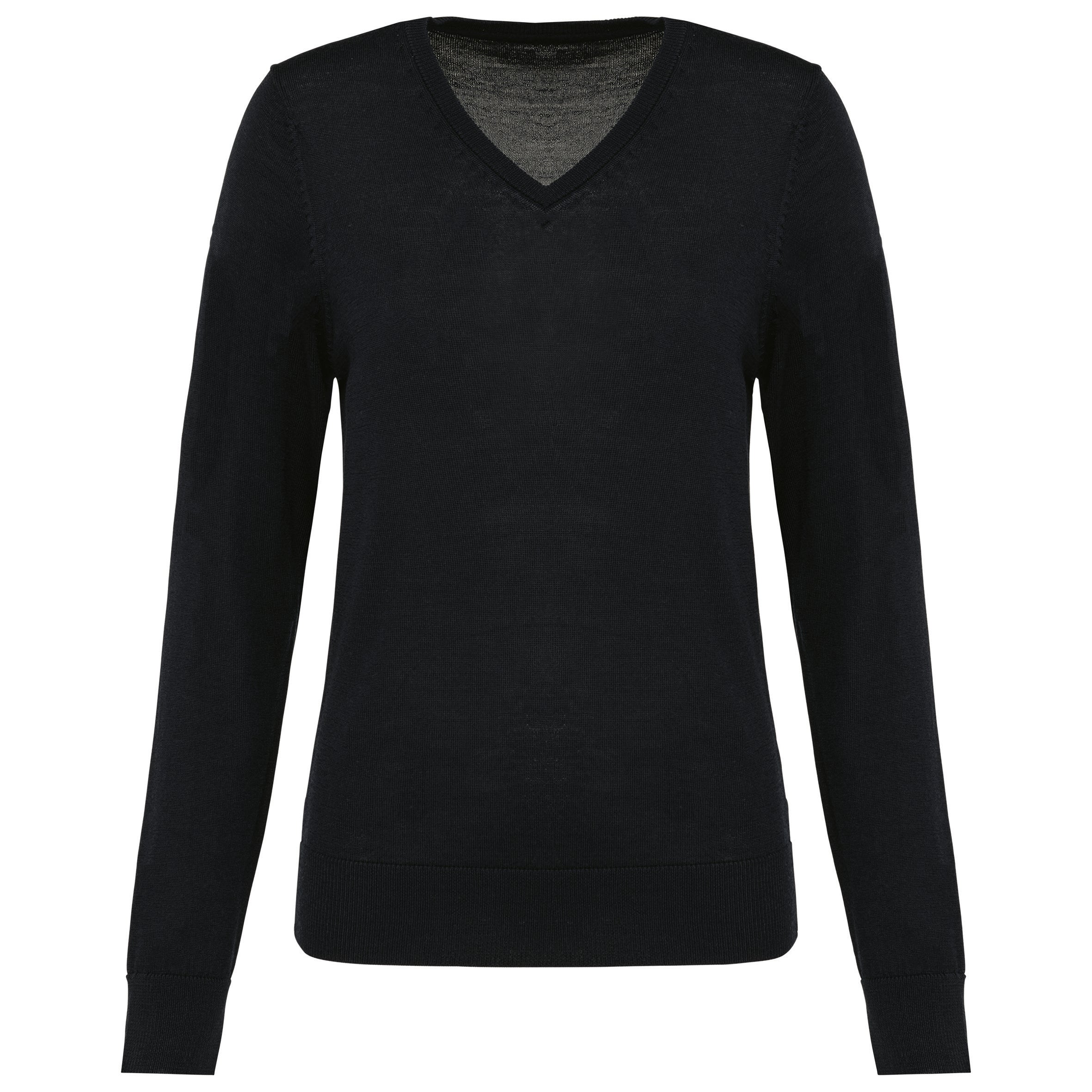 Pull Mérinos col V femme