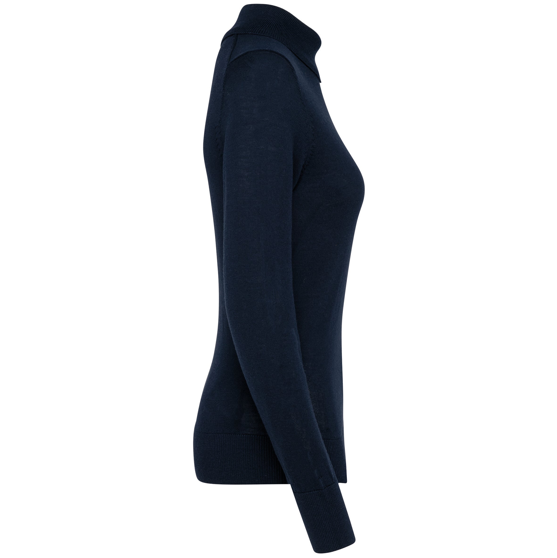 Pull Mérinos col roulé femme