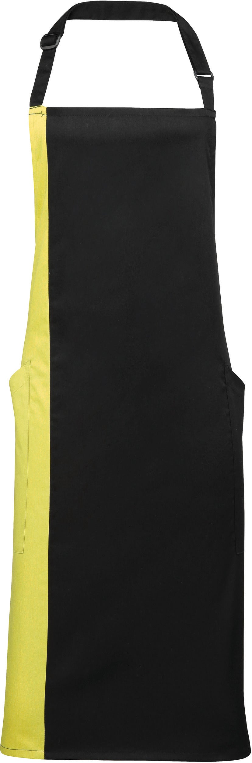 Tablier à bavette bicolore