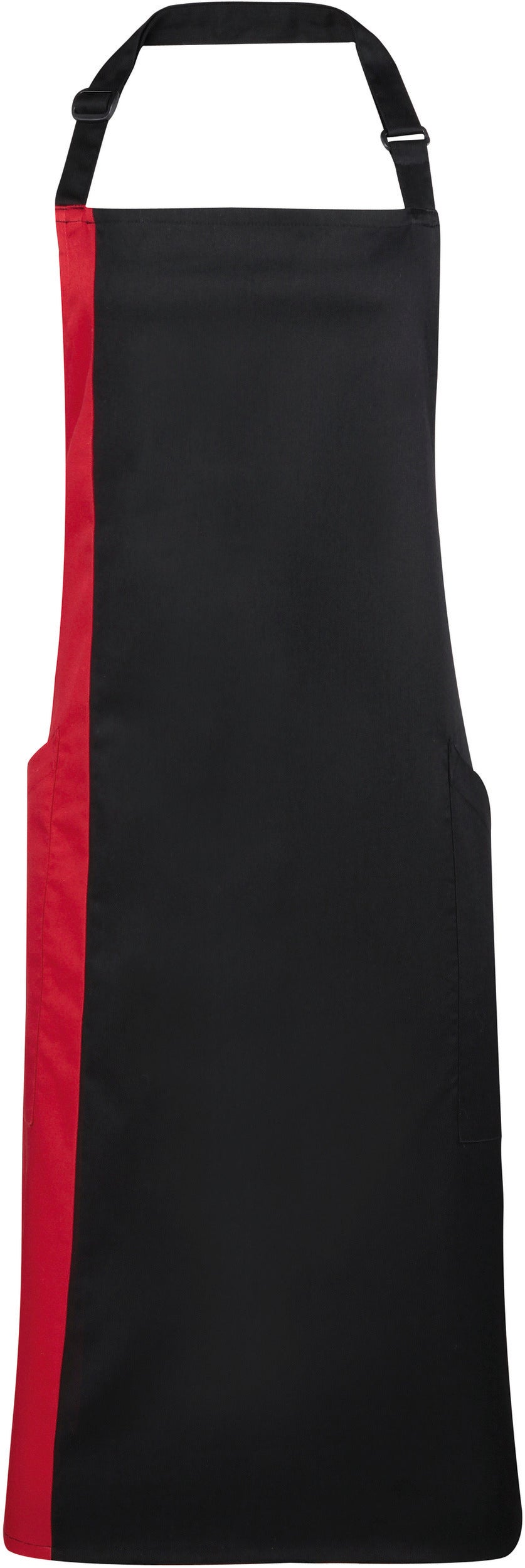Tablier à bavette bicolore