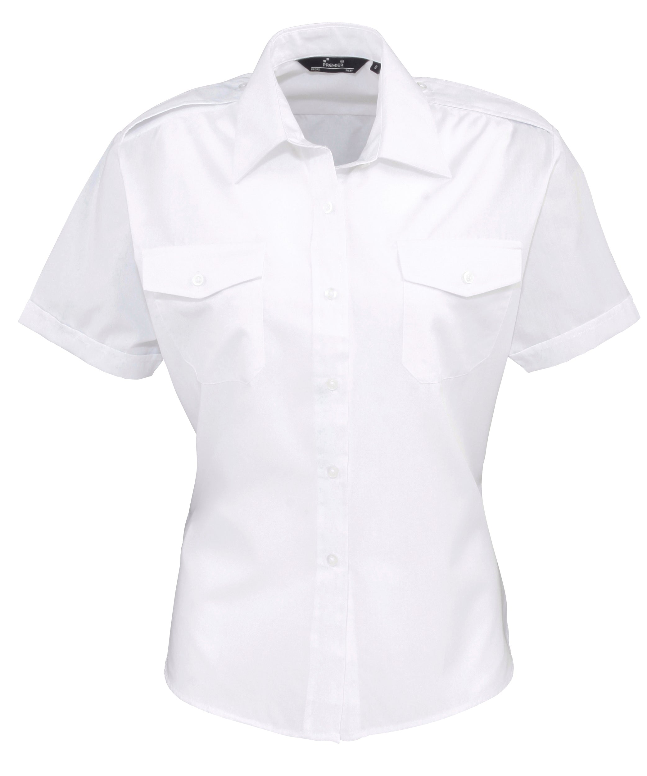 Pilotenshirt met korte mouwen voor dames