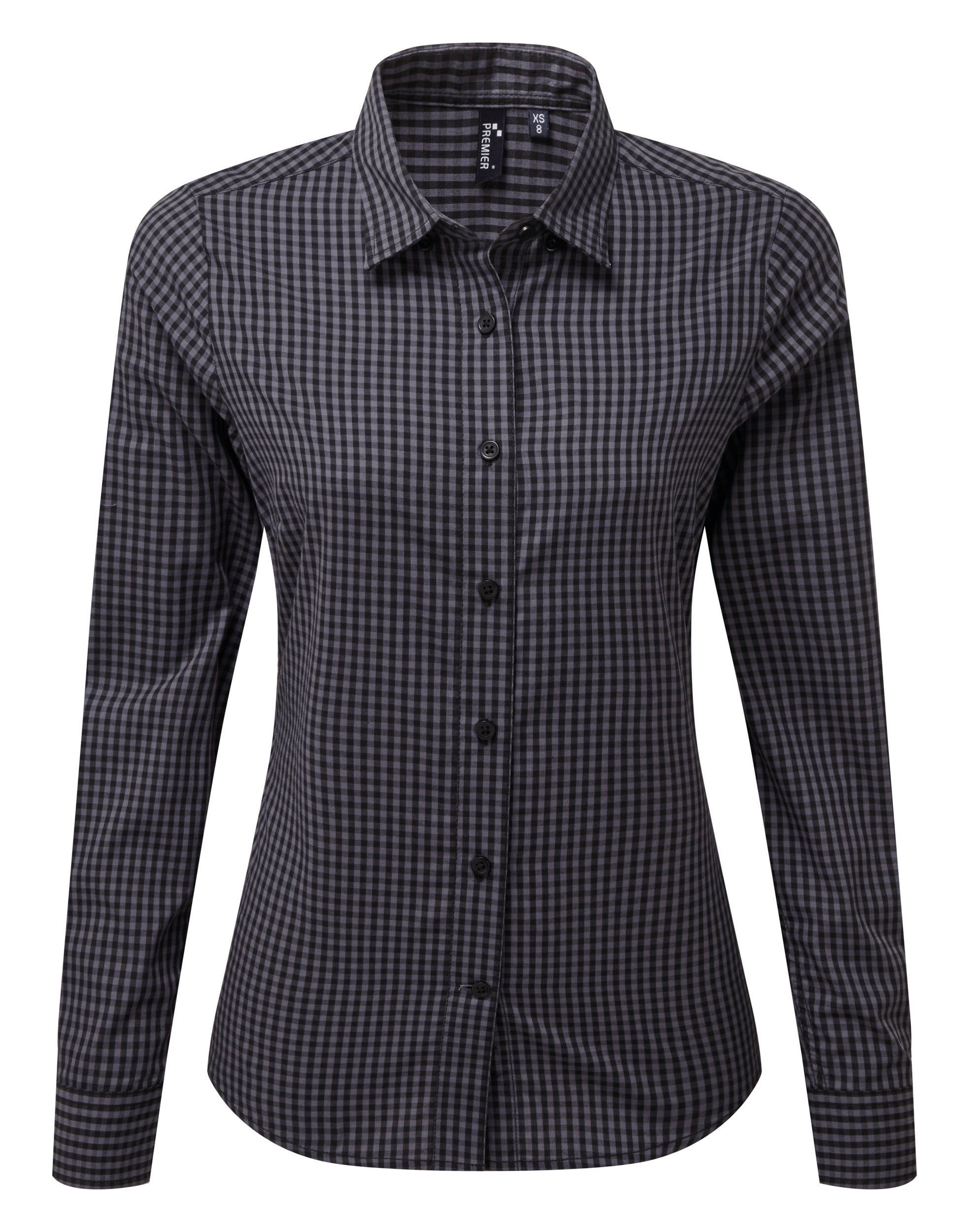Large check gingham shirt