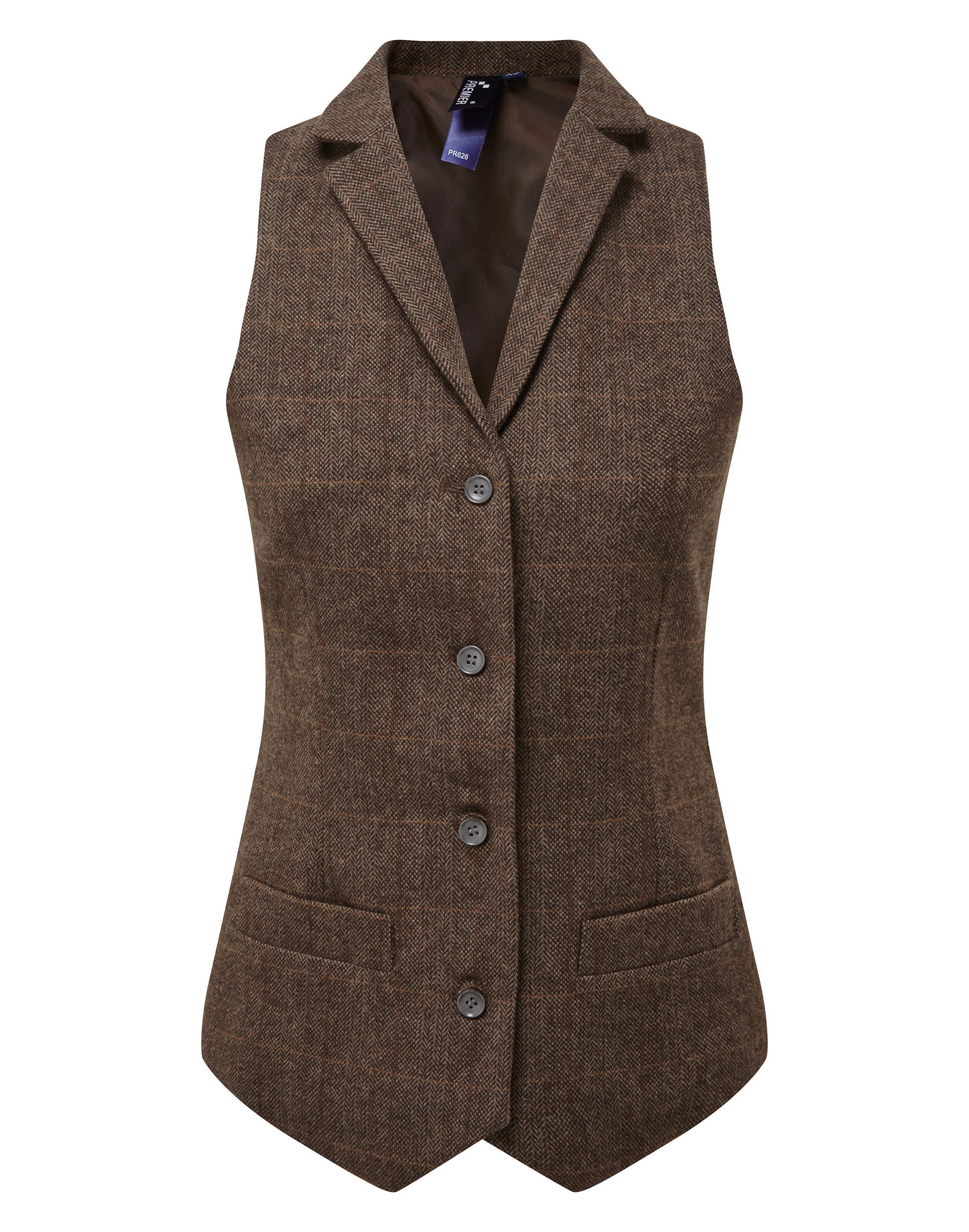 Vest met visgraatpatroon voor dames
