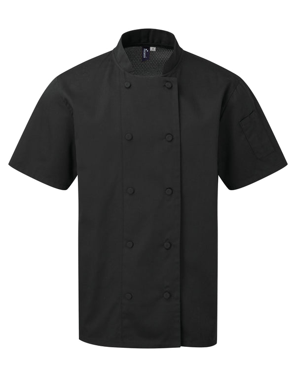 Veste chef cuisinier manches courtes Coolchecker®