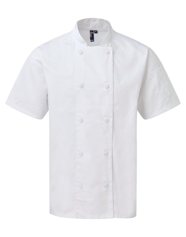 Veste chef cuisinier manches courtes Coolchecker®