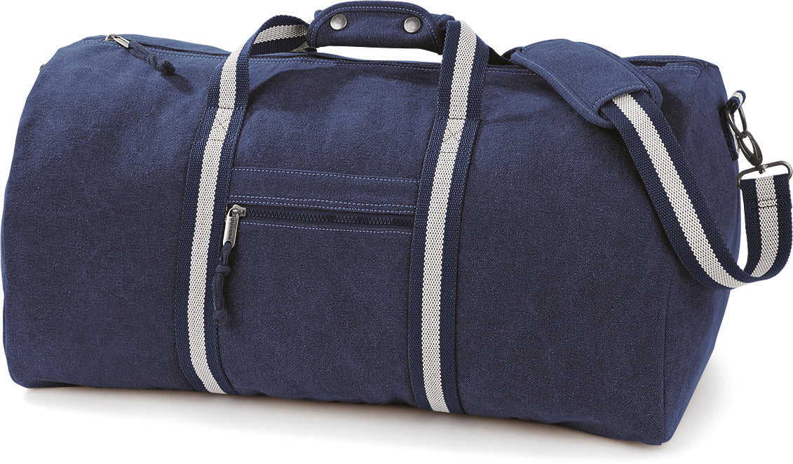 Vintage canvas travel bag