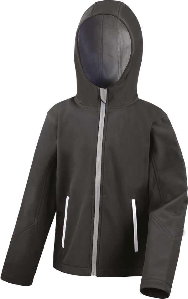 Children's Hooded Softshell Jacket