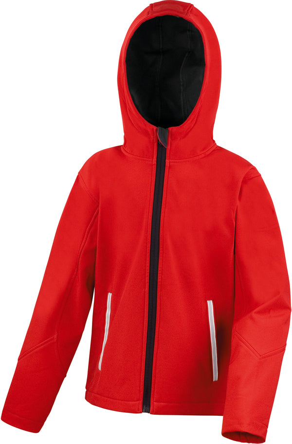 Children's Hooded Softshell Jacket