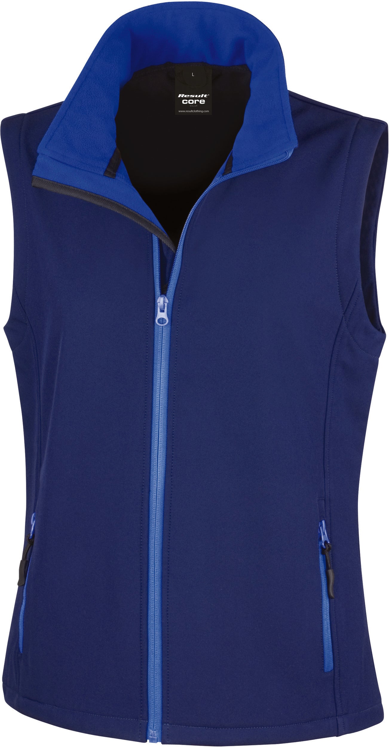 Dames bedrukbare softshell bodywarmer