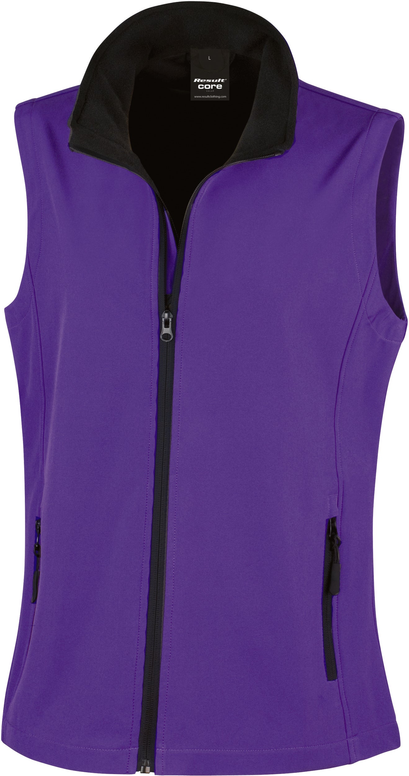 Dames bedrukbare softshell bodywarmer