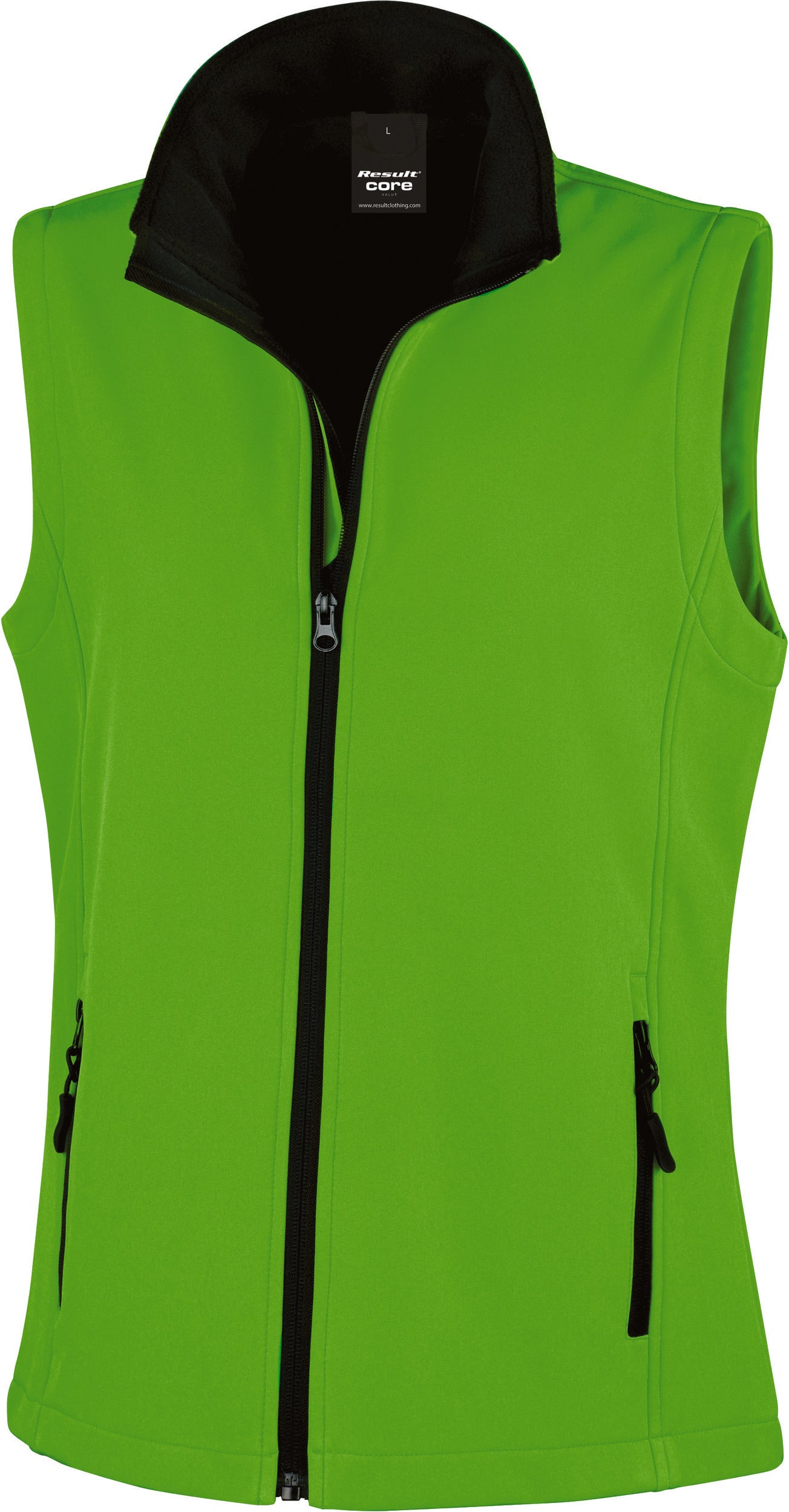 Dames bedrukbare softshell bodywarmer
